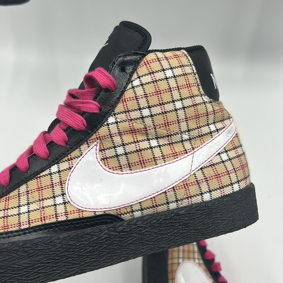 NIKE BLAZER MID HEMP PINK FIRE YOUTH SIZE 6Y WOMEN SIZE 7.5 ATHLETIC SHOES - Picture 7 of 11